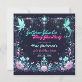 Invitation Thème Fairy Fairy Party - Fairytale After Dark (Devant)