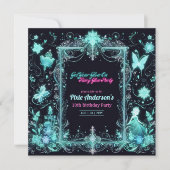 Invitation Thème Fairy Fairy Party - Fairytale After Dark (Devant)