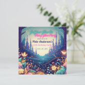Invitation Thème Fairy Fairy Party Fairytale Enchanted Forest (Debout devant)
