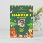 Invitation thème faune (Debout devant)