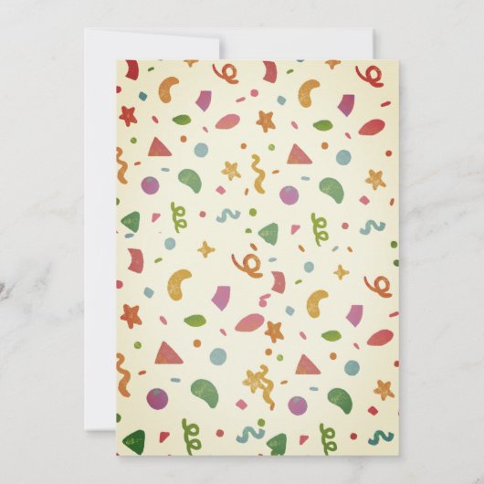 Invitation thème faune (Dos)