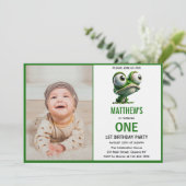 Invitation Thème Ferme de Grenouille Mignonne pour 1er Annive (Debout devant)