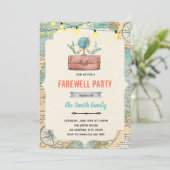 Invitation thème fête de départ (Debout devant)