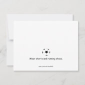 Invitation Thème Football Aquarelle Anniversaire Fête Invitat (Dos)