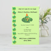 Invitation Thème grenouille (Debout devant)