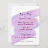 Invitation Thème Hawaiin (Dos)