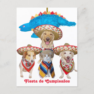 Invitation Thème hispanique Anniversaire de enfant Party Invi