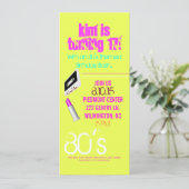Invitation Thème II |her des années 80 de l'invitation | de (Debout devant)