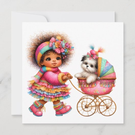 Invitation Thème Landau SO Précieux Bébé (Devant)