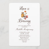 Invitation Thème Love Is Brewing (Devant)