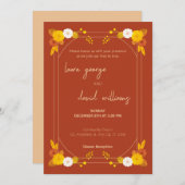 Invitation Thème Mariage classique (Devant / Derrière)