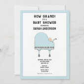 Invitation Thème Musique baby shower (Devant)