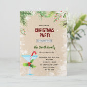 Invitation thème Noël pastel (Debout devant)