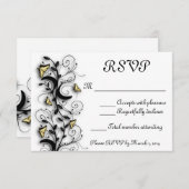 Invitation Thème Papillon (Devant / Derrière)