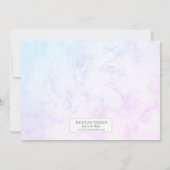 Invitation Thème papillon Fille d'anniversaire (Dos)