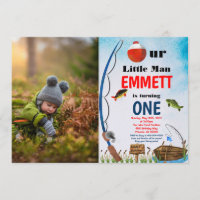 Thème Pêche Bobine Poisson Garçon 1er N'importe qu