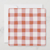 Invitation Thème pizza italienne chaque année anniversaire (Dos)