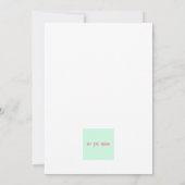 Invitation Thème pois chiche, design pois chiche (Dos)
