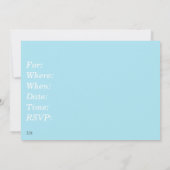 Invitation Thème rétro de la Pool Party du milieu du siècle i (Dos)