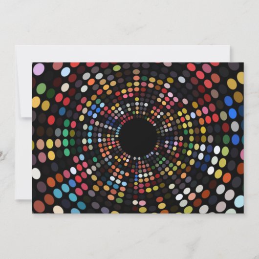 Invitation Thème rétro des années 60 (Devant)