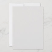 Invitation Thème Rose Élégant Ivory Mariage Formel Classique (Dos)