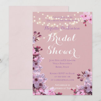 Invitation Thème Sakura