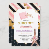 Invitation thème sommeil à Paris (Devant / Derrière)