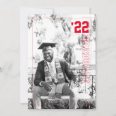 Invitation Thème Sport Varisity | 2 Fête de graduation photo (Devant)