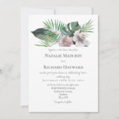 Invitation Thème tropical (Devant)