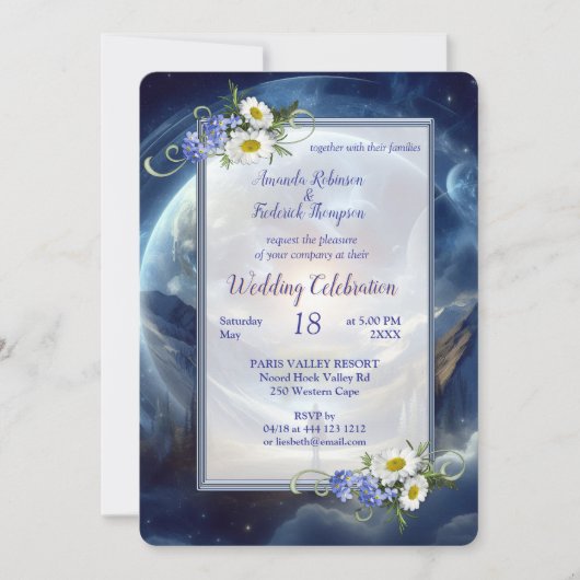 Invitation Thèmes de l'Imaginaire spirituel intemporel métaph (Devant)