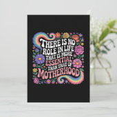 Invitation There Is No Role In Life That Is More Essential (Debout devant)