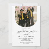 Invitation They Did It Joint Graduation Photo (Dos)