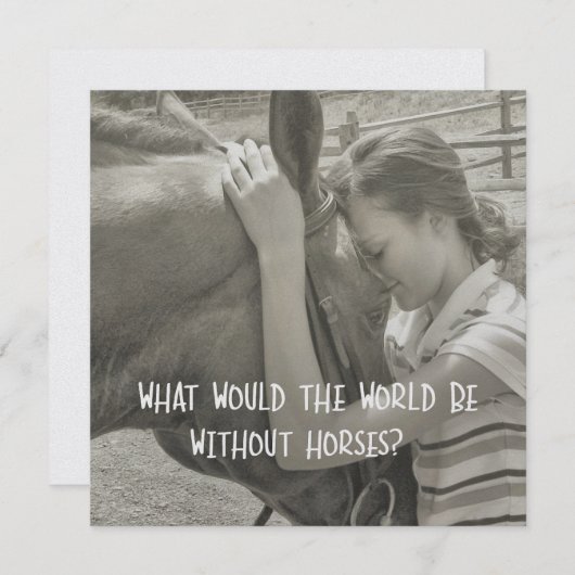 Invitation THINK AS ONE 5.25 x 5.25 card (Devant / Derrière)