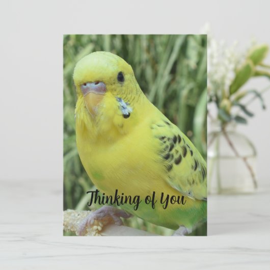 Invitation Thinking of You card (Debout devant)
