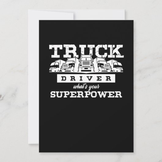 Invitation This Evolution Truck Driver Cool Truck Driver Gift (Devant)