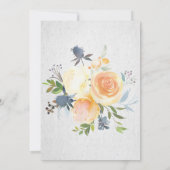 Invitation THISTLE & ROSE | Heureux Jamais Après La Répétitio (Dos)