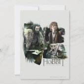 Invitation THORIN OAKENSHIELD™, BILBO BAGGINS™, & Gandalf Art (Devant)