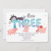 Invitation Three Little Pigs | Big Bad Wolf Storybook (Devant)