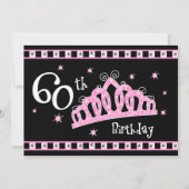 Invitation Tiara 60e anniversaire (Devant)