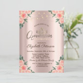 Invitation Tiara, Chaîne Rose Quinceañera (Debout devant)