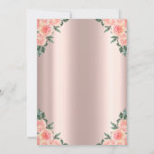 Invitation Tiara, Chaîne Rose Quinceañera (Dos)