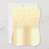 Invitation Tiara, Gold Sweet 16 Parties scintillant Bokeh Omb (Dos)