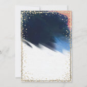 Invitation Tiara or, Confetti, Aquarelle Brush Stroke (Dos)