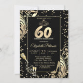 Invitation Tiara Parties scintillant Talons Diamants Tourbill (Devant)