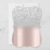 Invitation Tiara, Rose Gold Sweet 40e Parties scintillant Bok (Dos)