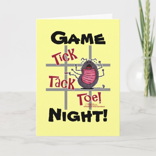 Invitation Tick Tack Toe ! (Devant)