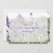 Invitation Ticket Lavender Bohemian Mariage Rehearsal Invitat (Dos)