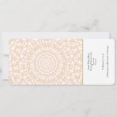 Invitation Ticket Pass Mariage Destination Corfou (Dos)