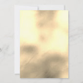 Invitation Tickets de rousseur dorés (Dos)