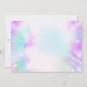 Invitation Tie Dye Gymnastique Jump Anniversaire Photo (Dos)